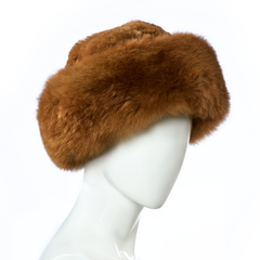 Chestnut alpaca kosako hat