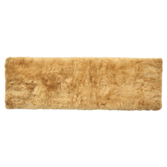 Beige alpaca fur rug