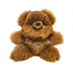 Chestnut alpaca fur teddy