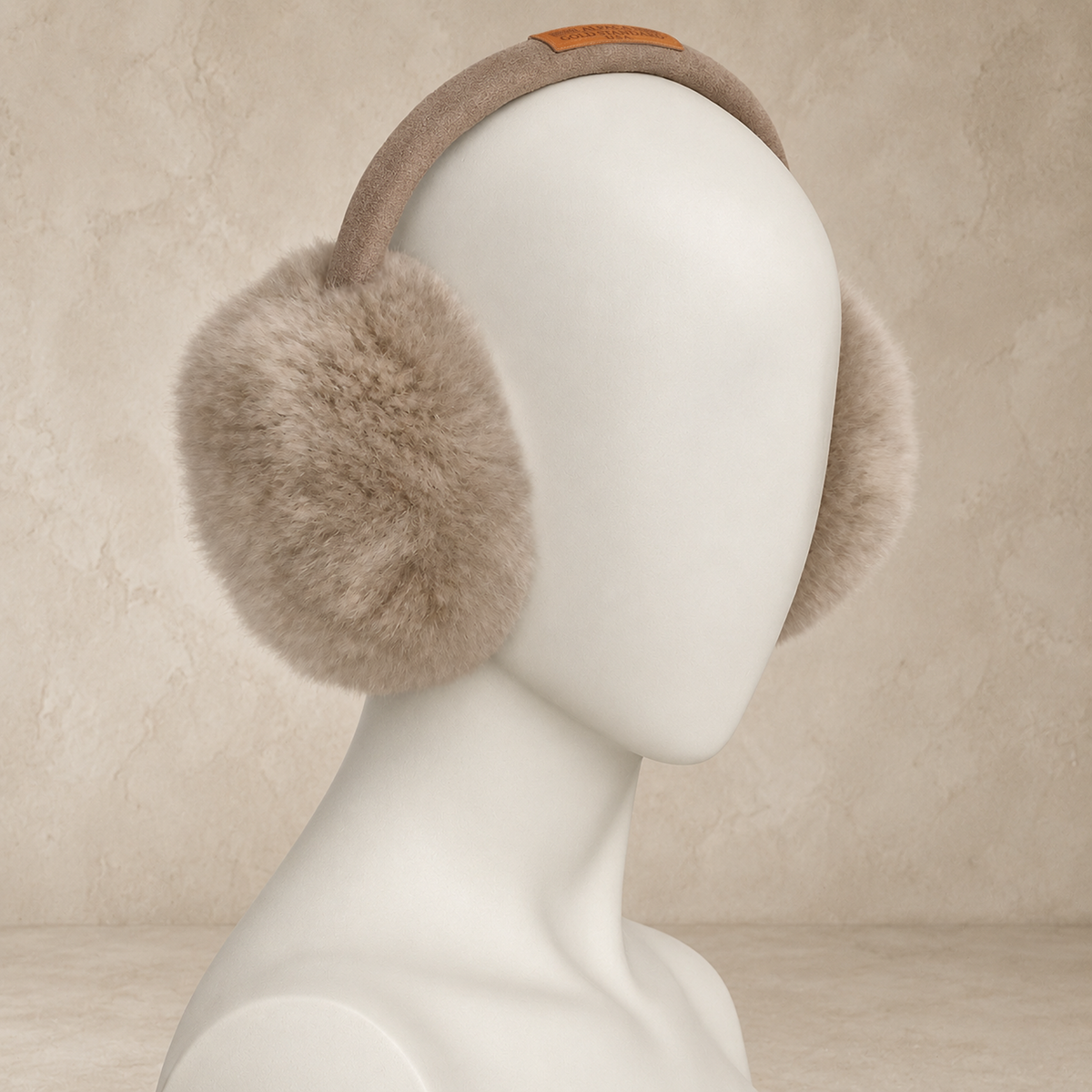 Alpaca fur earmuffs