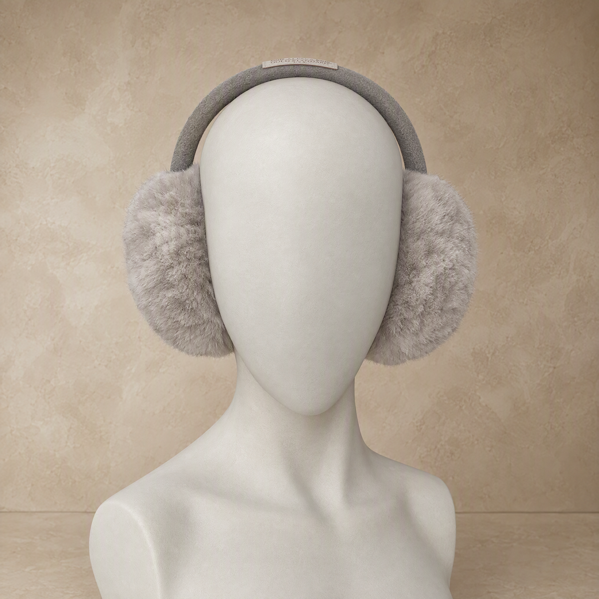 Alpaca fur earmuffs