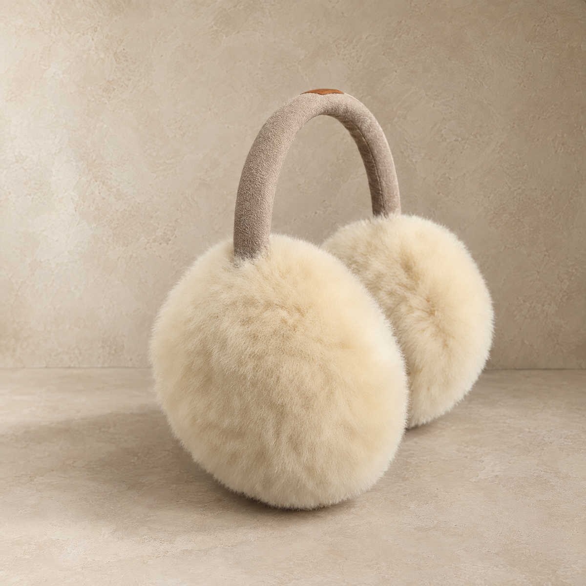 Alpaca fur earmuffs