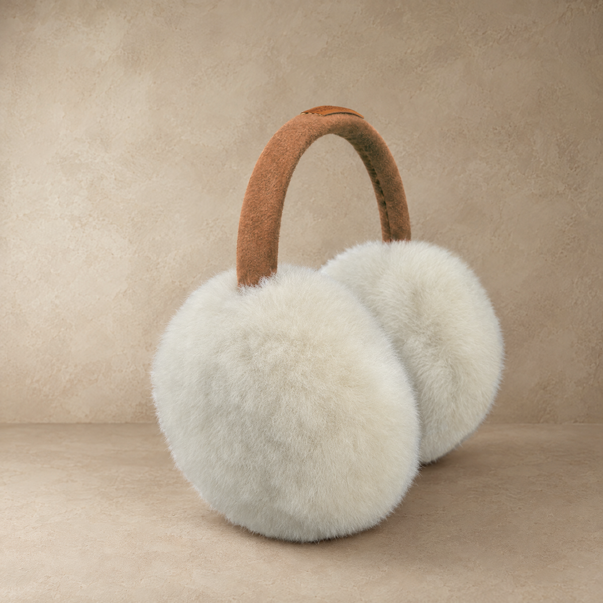 Alpaca fur earmuffs