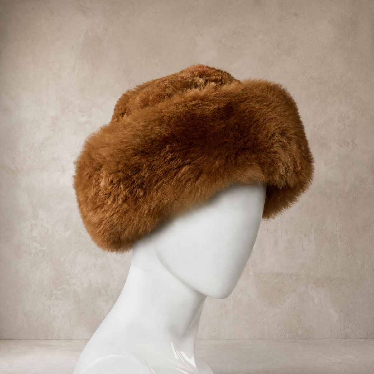 Chestnut baby alpaca fur winter hat – The Classic Hat by Alpaca Gold Standard