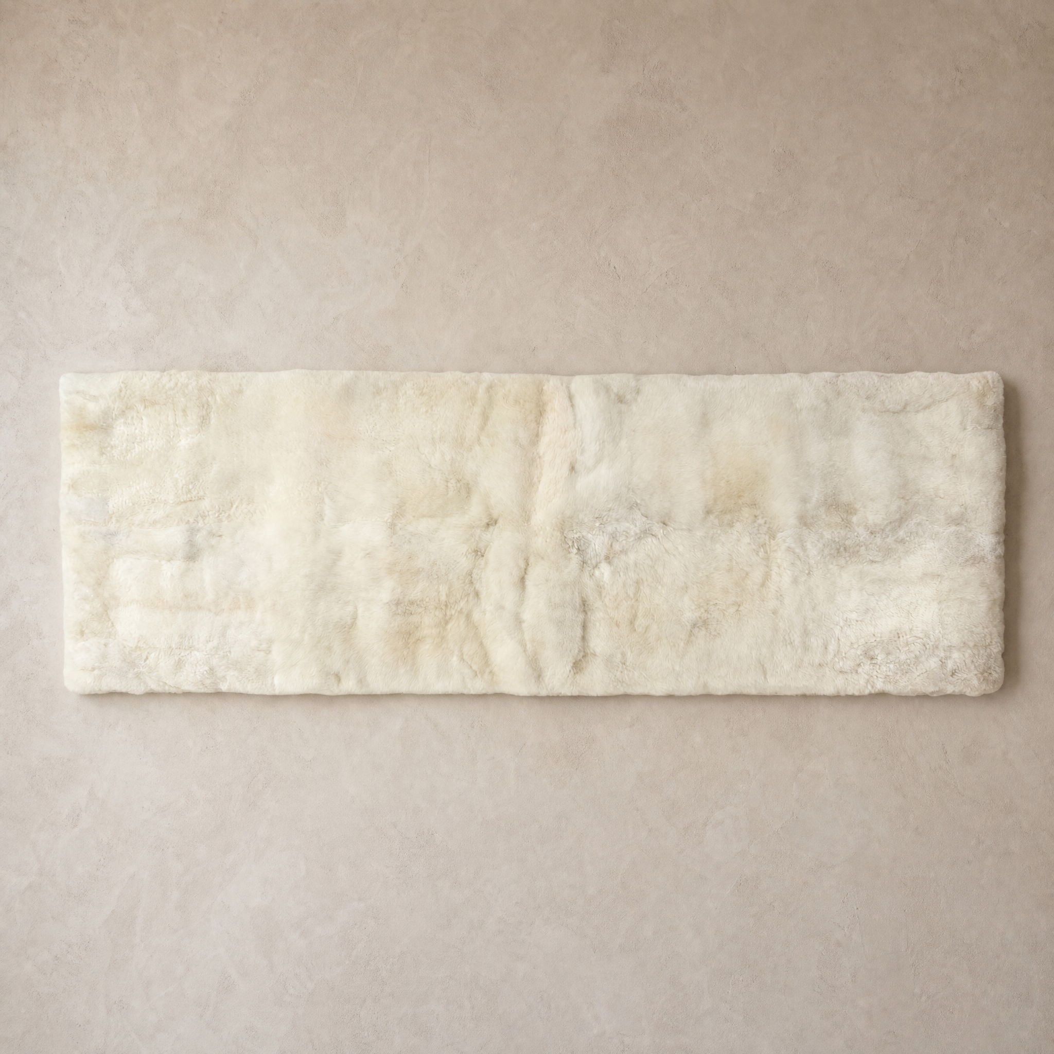 Ivory white baby alpaca fur runner rug – Alpaca Gold Standard